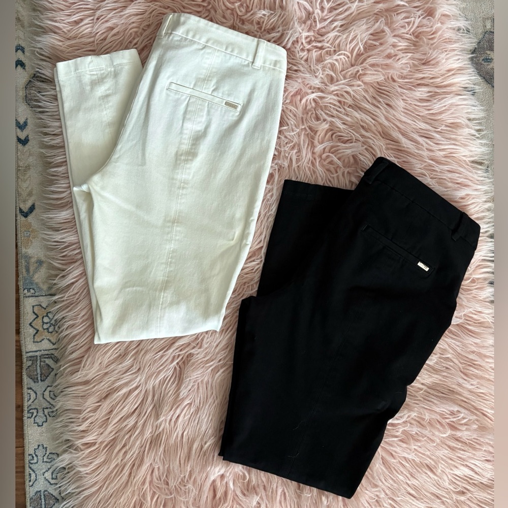 White House black market women’s the skimmer skinny jean bundle- black and white